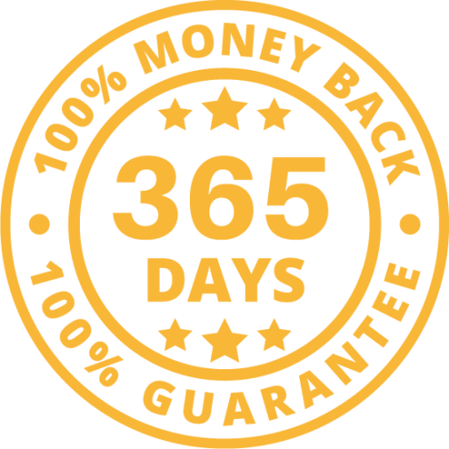 365 Days Money Back Guarantee